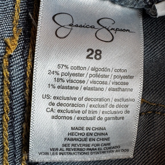 Jessica Simpson Medium Blue Kiss Me Super Skinny Jeans - Picture 8 of 8